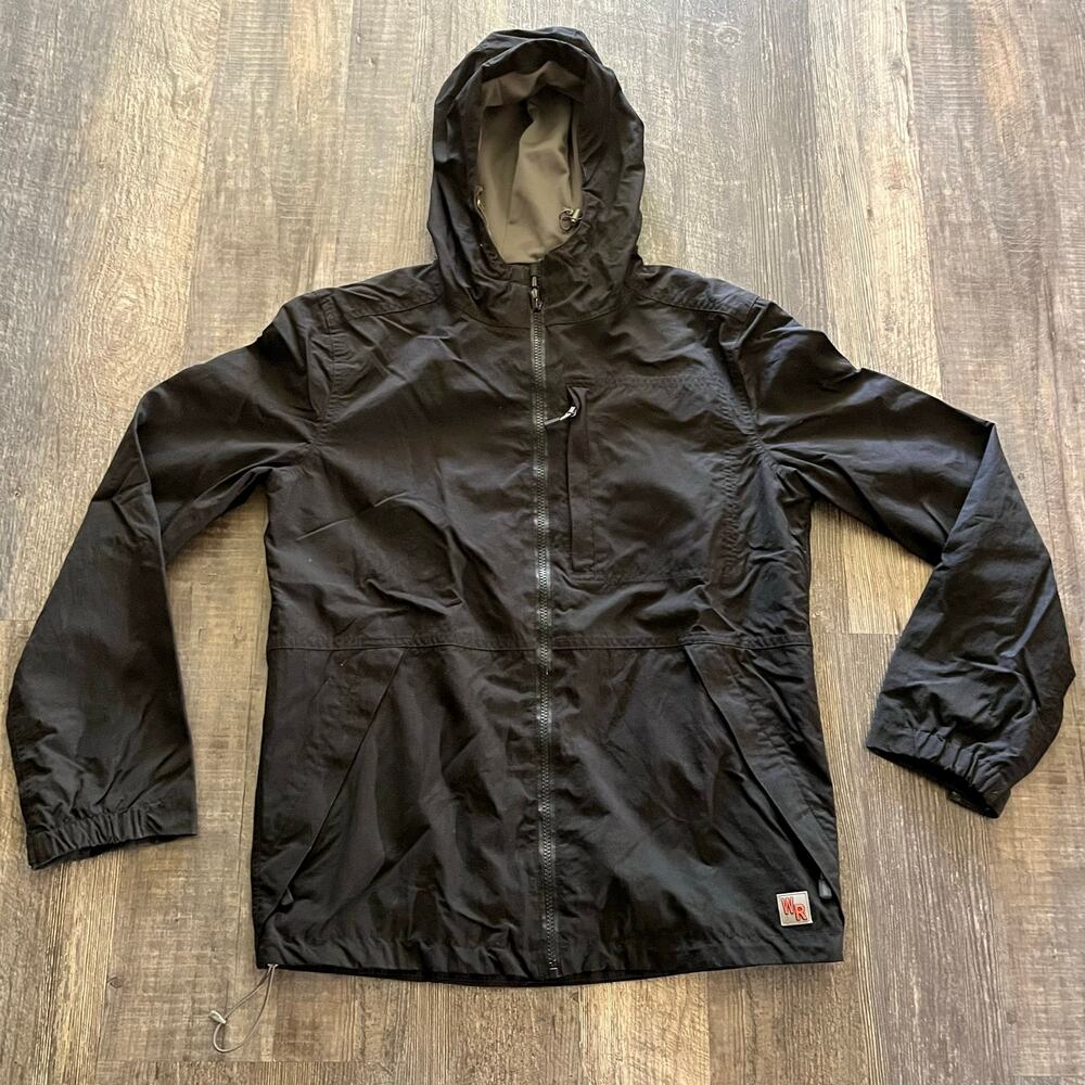 Work Ready Jacket Men's/Women's S Black Hooded Nylon Full Zip